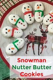 The texture, the flavor, everything has been perfected in his cookie. Snowman Nutter Butter Cookies