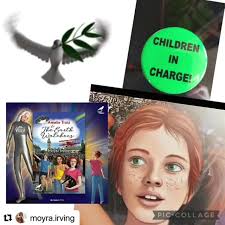 Happy world book day! ☺️📚📚📚 , #Repost @moyra.irving with @make_repost ,  ・・・, World Book Day 2022: 'Amelie Trott and The Earth Watchers' is a call  to end war., "The adults of the world can no longer be ...