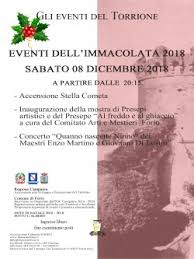 Io stellina gialla e luminosa son lieta di far luce alla sacra famiglia che riposa. Gli Eventi Del Torrione Eventi Dell Immacolata