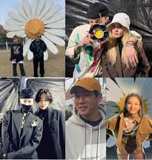 Dara and gd, probably posing for a photo. Dara Para Noise Promotions