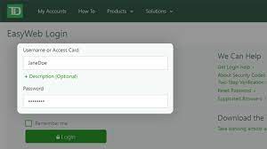 Just check off the tasks on the list and you're on your way to convenient banking! Td Bank Login Easy Web Official Login Page 100 Verified