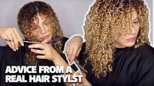 How I Trim My Curly Hair At Home Advice From A Curly Hairstylist Youtube