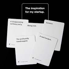 Inside there are two receptacles, one for the white and one for the black cards. Shut Up And Take My Money For The Cards Against Humanity Tech Edition Techcrunch