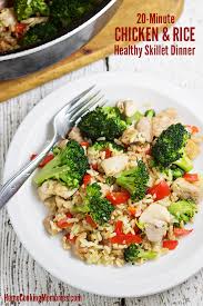 This cajun chicken and rice recipe is a totally quick and easy dinner!! 20 Minute Chicken And Rice Skillet Dinner Recipe Home Cooking Memories
