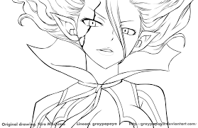 Maybe you would like to learn more about one of these? Original Drawing Hiro Mashima Lineart Me Color If You Use It Credit Me For The Lineart And Hiro Mashima Fairy Coloring Pages Fairy Tail Fairy Tail Drawing
