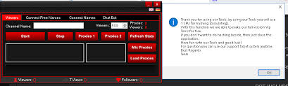 Our bot follows strict rules to make it look like real users visiting your stream. Twitch Viewer Bot Free Online