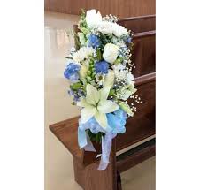 Check spelling or type a new query. Baby Blue Wedding 2 Pews By I Love Roses Florist