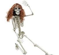 Amazon.com: IDMOP Esqueleto posable de Halloween de 5.4 pies ...