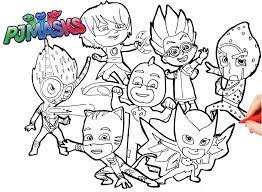 More free pj masks birthday party printables Pj Masks Headquarters Coloring Pages Free Printable For Kids Ecolorings Info