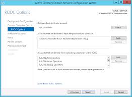Ad Ds Installation And Removal Wizard Page Descriptions Microsoft Docs
