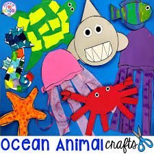 Collection by the marine & oceanic sustainability foundation. Ocean Animal Crafts And Ocean Mural Pocket Of Preschool