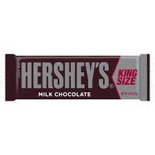 I found both the king size and regular oreo chocolate candy bars at my local walmart in the candy sections by checkout. Hershey S Milk Chocolate Candy Bar King Size 2 6 Oz Walmart Com Walmart Com