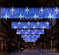 Cross Street LED 2D Motif Light - Festive Outdoor Decor