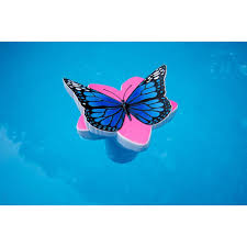 Poolmaster Butterfly Swimming Pool And Spa Chlorine Dispenser In Blue 32129 The Home Depot Butterfly Swimming Pool Chemicals Butterfly