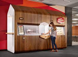 Briggo Coffee Haus Smart Kiosk Order And Make Your Coffee Online Modern Coffee Shop Coffee Shop Design Shop Design