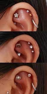 Top Rook Piercing Ideas Curved Barbell Jewelry Lindas Ideas Para Perforar La Oreja Mybodiart Com Cool Ear Piercings Earings Piercings New Ear Piercing