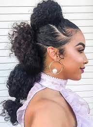 23 Mohawk Braid Styles That Will Get You Noticed Page 2 Of 2 Stayglam Natural Hair Bun Styles Natural Hair Styles Curly Hair Styles