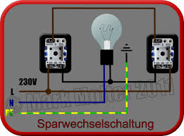 Sparwechselschaltung Elektroinstallation Haus Elektro Elektroinstallation