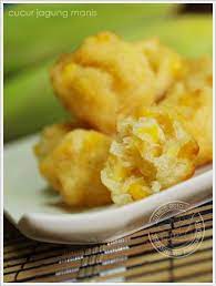 Cucur udang (prawn fritters) recipe: Cucur Jagung Manis Yummy Healthy Snacks Food Healthy Snacks