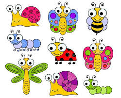 Cute Bugs Clip Art Insects Clipart Ladybug Snail Etsy In 2021 Insect Clipart Clip Art Drawing For Kids