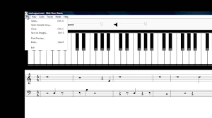 Free Midi To Sheet Music Software Youtube