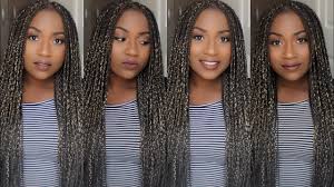 Add braids into the mix and we're pretty much sold. Diy Dirty Blonde Box Braids Mixing Colour 4 27 613 Youtube