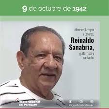 Hace 83 años, nacía en Arroyos y Esteros, Reinaldo Sanabria, guitarrista y  cantante. Su nombre completo es Reinaldo Téllez Sanabria. #Efemérides920AM  #ReinaldoSanabria
