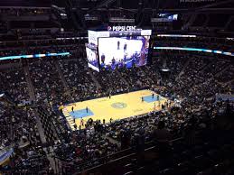 pepsi center section 308 row 12 seat 1 denver nuggets vs