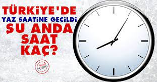 Zaman nasıl işliyor liste halinde gerçek zamanlı dünya. Yaz Saati Uygulamasina Gecildi Turkiye De Saat Kac
