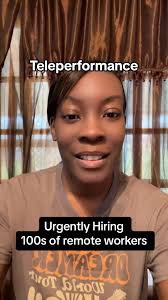 Teleperformance Urgently hiring remote worker. Paying up to $20 per hour!  If you need a remote job they are URGENTLY hiring so apply fast!  #remotework #remotejobs #workfromhomejobs #wfhlife #wfhmom ...