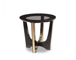 Modern Black Glass Round End Table 610 00 Design Artist Art Fineart Interiordesign Beautiful Fas End Tables Gold End Table Black Glass Side Table