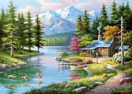 Sung kim is known for his inviting storybook landscapes, seascapes, gardens, and villages. Buy Anatolian Resting Canoe By Artist Sung Kim 1500 Piece Landscapes Scenery Jigsaw Puzzle Online In Japan 312702135