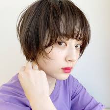 前髪ありショートで旬顔に おしゃれ女子ヘアをゲットしよ hair ショートのヘアスタイル マッシュショート 前髪あり