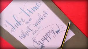 How To Write Quote In Modern Calligraphy Using Pencil Hand Lettering For Beginners Youtube When i first started with calligraphy, i quickly realized that nibs and ink are tricky little tools that take some getting.