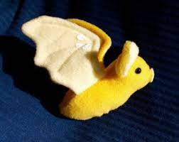 Fruit Bat Plushie Lemon Bat Kawaii Bat Plush Yellow Etsy Kawaii Plushies Cute Stuffed Animals Plushies