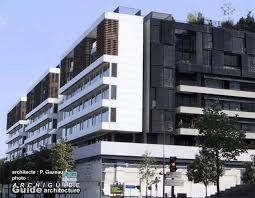 Logements Housing 1997 Quai Francois Mauriac Quartier Tolbiac Nord Zac Paris Rive Gauche Paris Xiii Philippe Gazeau Arc Architecture Shading System Building