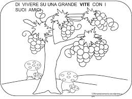 Dall Uva Al Vino Simpatica Storiella Sulla Vendemmia Da Stampare E Colorare La Filastrocca Del Lavoretti Invernali Artigianato Di Halloween Creazione Di Libri