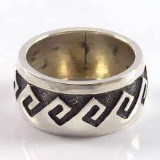 Hopi Wind Ring Sterling Silver Rings Bands Silver Ring Designs Sterling Silver Engagement Rings