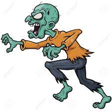 Vector Illustration Of Cartoon Zombie Running Zombie Cartoon Zombie Vector Vector Illustration