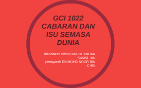 Bab 1_ isu dan cabaran pendidikan semasa. Cabaran Dan Isu Semasa Dunia By Ezza Natasha