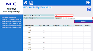 We did not find results for: Uploading Music On Hold Messages To The Sl2100 Using Webpro