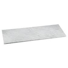 Rectangular bench short side 14.5, 3 tall, holds up to 400 pounds. Carrara Marble 17 X 49 In Rectangle Shower Bench 17 X 49 100582956 Floor And Decor