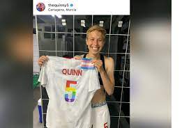 Welcome to quinn indoor soccer on facebook! Soccer Player Quinn Becomes The First Trans Athlete To Compete At The Olympics Lgbtq Nation