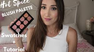 makeup revolution blush palette hot