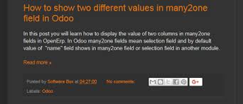 How To Show Two Different Values In Many2one Field In Odoo Different Values Learning Different