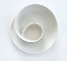 White Ceramic Serving Plate Olive Dishes Ceramics Pottery