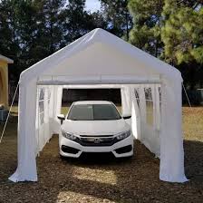 Don't purchase before reading the customer reviews on our huge selection of carport tents. Quictent Large Canopy Carport 10 X20 Window Style Sides Heavy Duty Car Canopy White Walmart Com Walmart Com