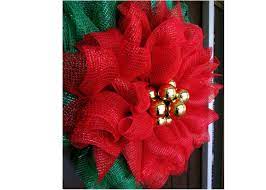 Poinsettia Mesh Wreath Tutorial Mesh Wreath Tutorial Poinsettia Wreath Tutorial Deco Mesh Wreaths Diy