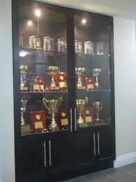 And that was in 2015, which turned into one of his most dominant championship victories. Our Trophy Showcase At The Office Trophy Cabinets Glass Cabinets Display Wall Display Case