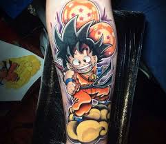 This dragon tattoo black and grey is at some point japanese tattoo but in the same time it has soft shading which is more typical in realistic tattoos. Dragon Ball Tattoo By Brandon Bec Photo 25951